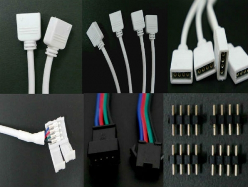 RGB4색전선/연장선/2분배선/4분배선/RGB커넥터/RGB핀/RGB 4P커넥터