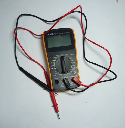 디지털 테스터기 전압 전류 측정